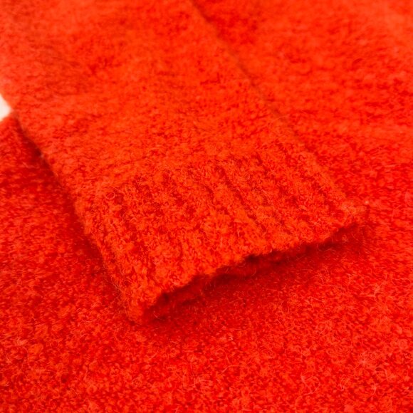 Harmony Red Bouclé Knit Sweater – Crewneck - Picture 3 of 6